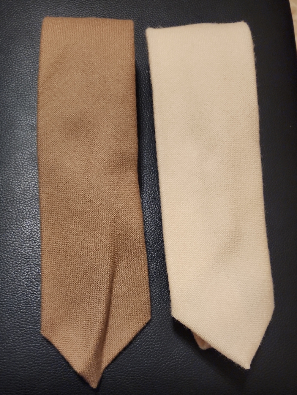 Vintage Rooster Pair Of Ties - 100% Lambs Wool